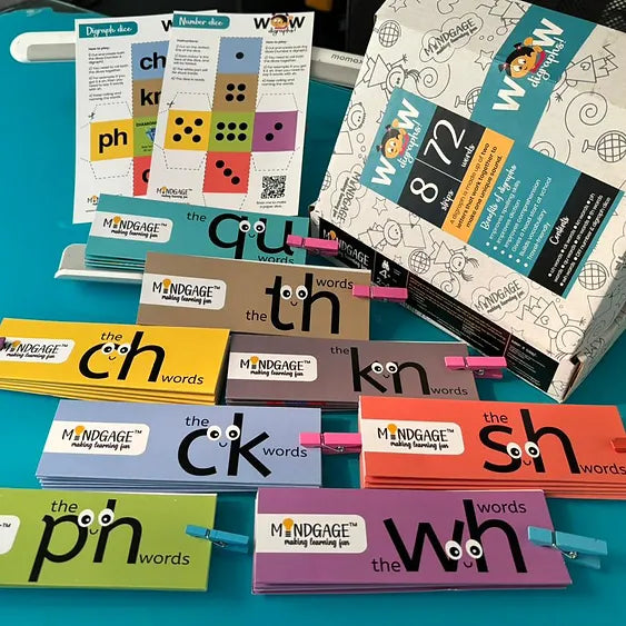 TERRIFIC TRIO: wow BLENDS, DIGRAPHS & SOUNDS