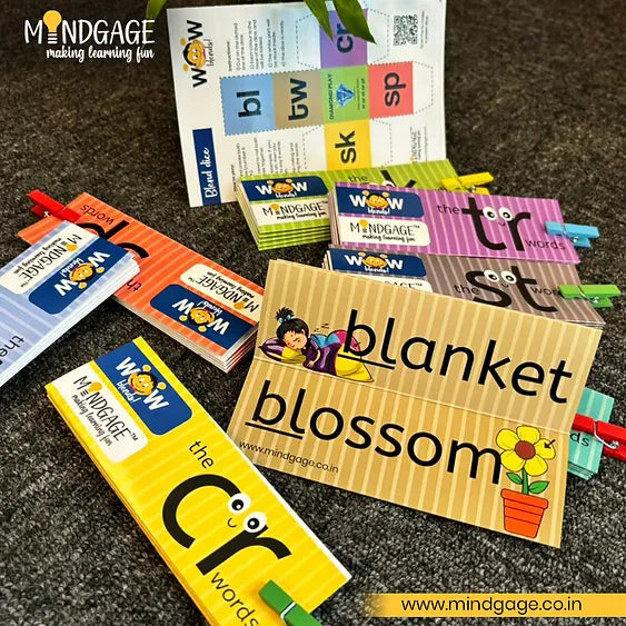 TERRIFIC TRIO: wow BLENDS, DIGRAPHS & SOUNDS